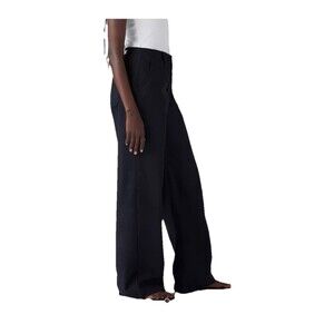 Levi’s Premium 90s WOMEN'S Straight Retro Pants VTG Anthracite Night Black Sz 28